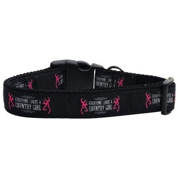 Unconditional Love Country Girl Nylon Ribbon Dog Collars Medium UN787905